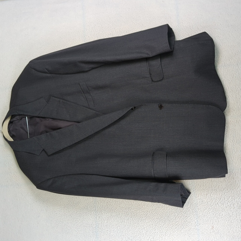 Coppley Men's 100% Wool Gray Sports Blazer Suit Jacket‎ Size 56R